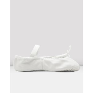 Ballettschuhe Leder, weiß 12,5c