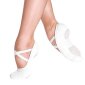 Ballettschuhe elastisch weiß 11,5