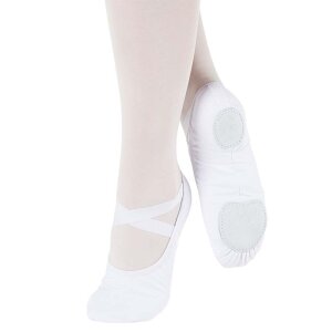 Ballettschuhe elastisch weiß 3,5