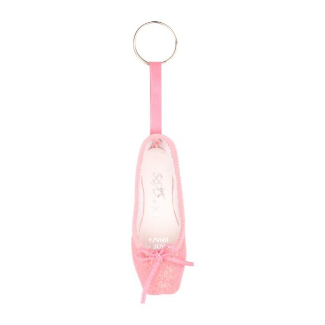 Spitzenschuh-Schlüsselanhänger Glitter SD pink